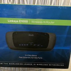 CISCO-LINKSYS E1000 Wireless-N Router-REDUCED - MUST SELL