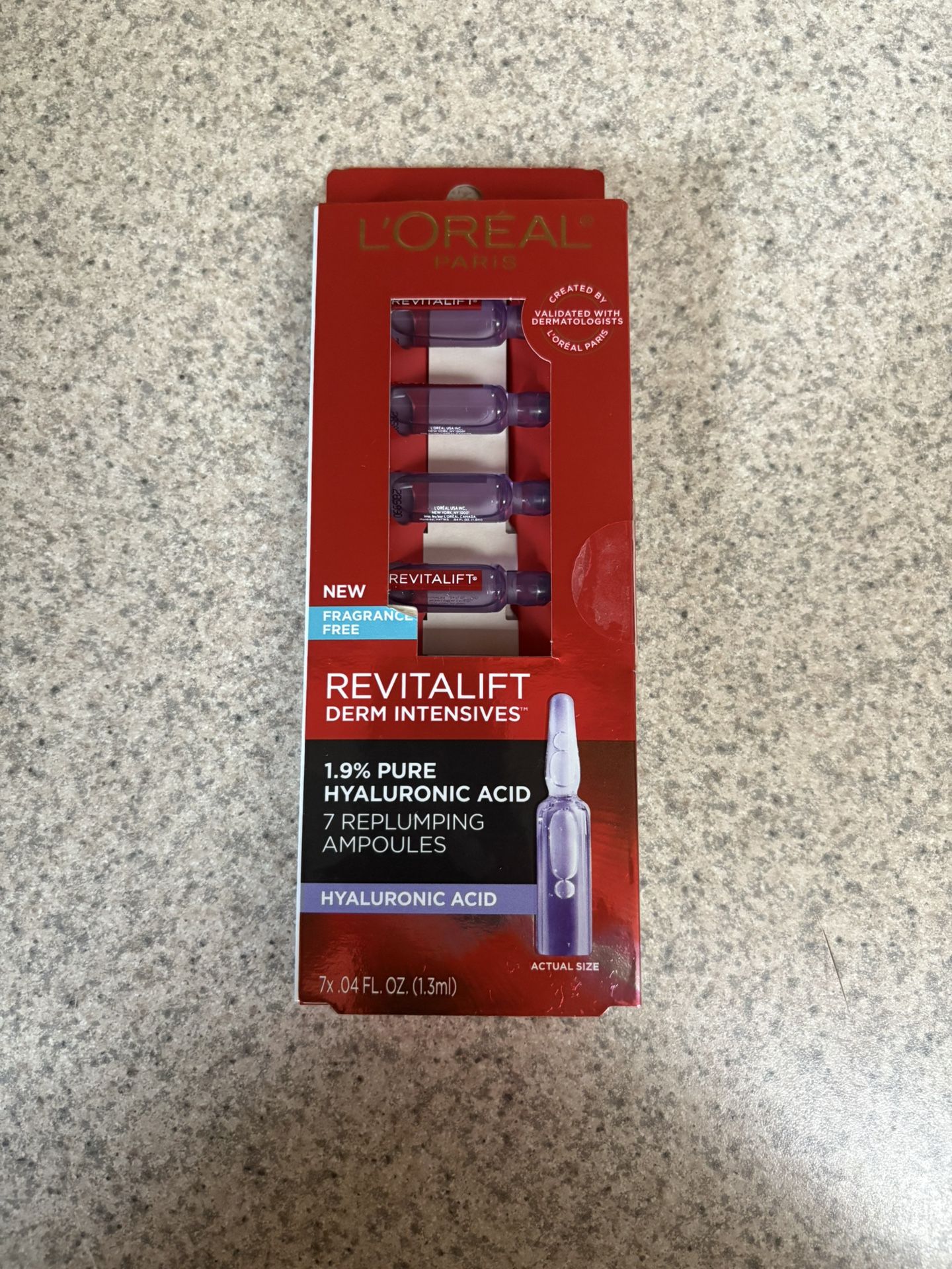 L'Oréal Paris Revitalift Derm Intensives 1.9% Hyaluronic Acid Ampoules – NEW