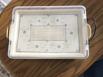 Temptations Old World Cream Lasagna baker, Bake sheet & lid
