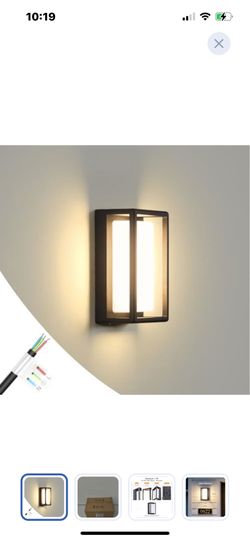 “ New”(2)Modern outdoor wall sconces(10”) waterproof