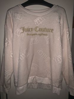 Juicy Couture Pink Fluffy Sweatshirt