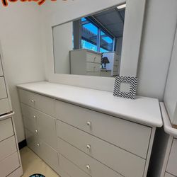 Eight Drawer With Mirror Dresser Chest Cajonera Nueva Bonita 