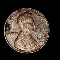 1979 penny filled D mint mark