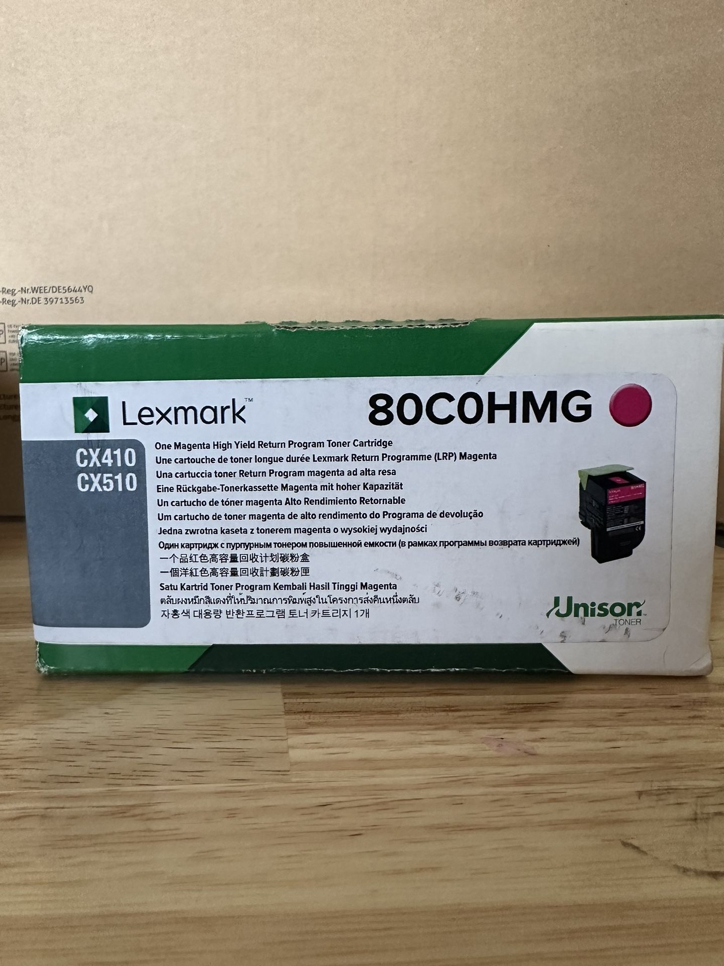 LEXMARK MAGENTA 80COHMG RETURN PROGRAM HIGH YIELD TONER (CX410, CX510)