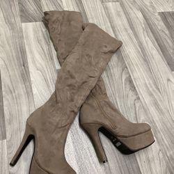 high heel boots