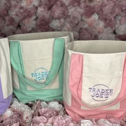 Trader Joe's Mini Tote Bag (spring collection)