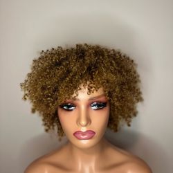 Kinky Curly Afro Wig  8in