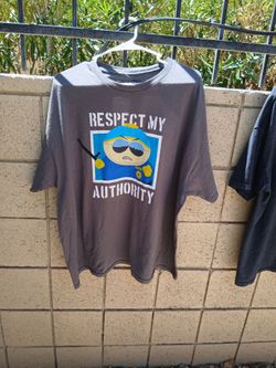 Southpark Cartman "Respect my Authority " Men's T Shirt