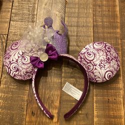 Purple Minnie Ears Mardi Gras 