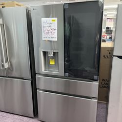 Refrigerator, LG New Open Box 4 Door Fridge 