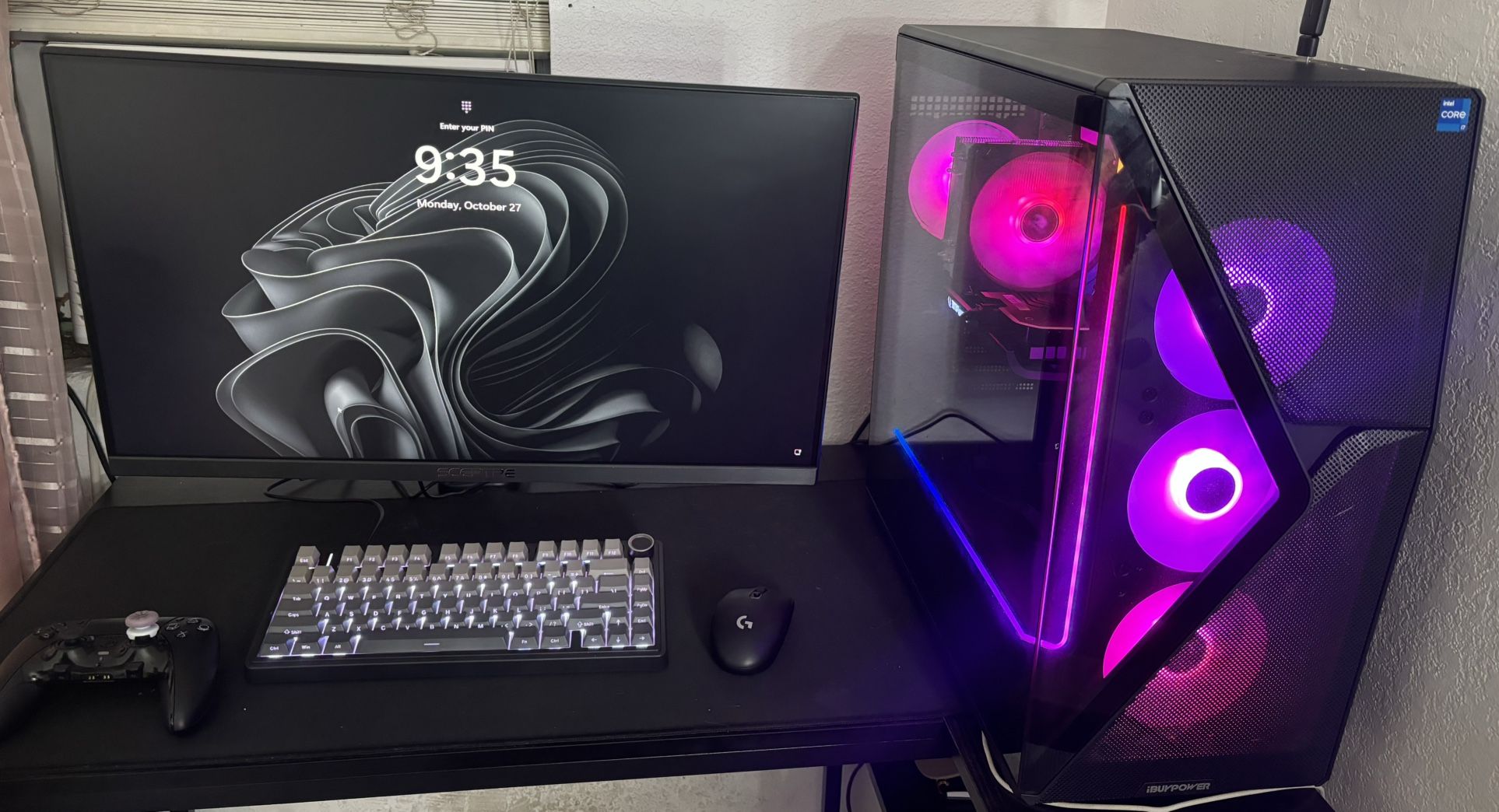 Gaming PC + 240Hz Monitor + PS5 Edge Controller