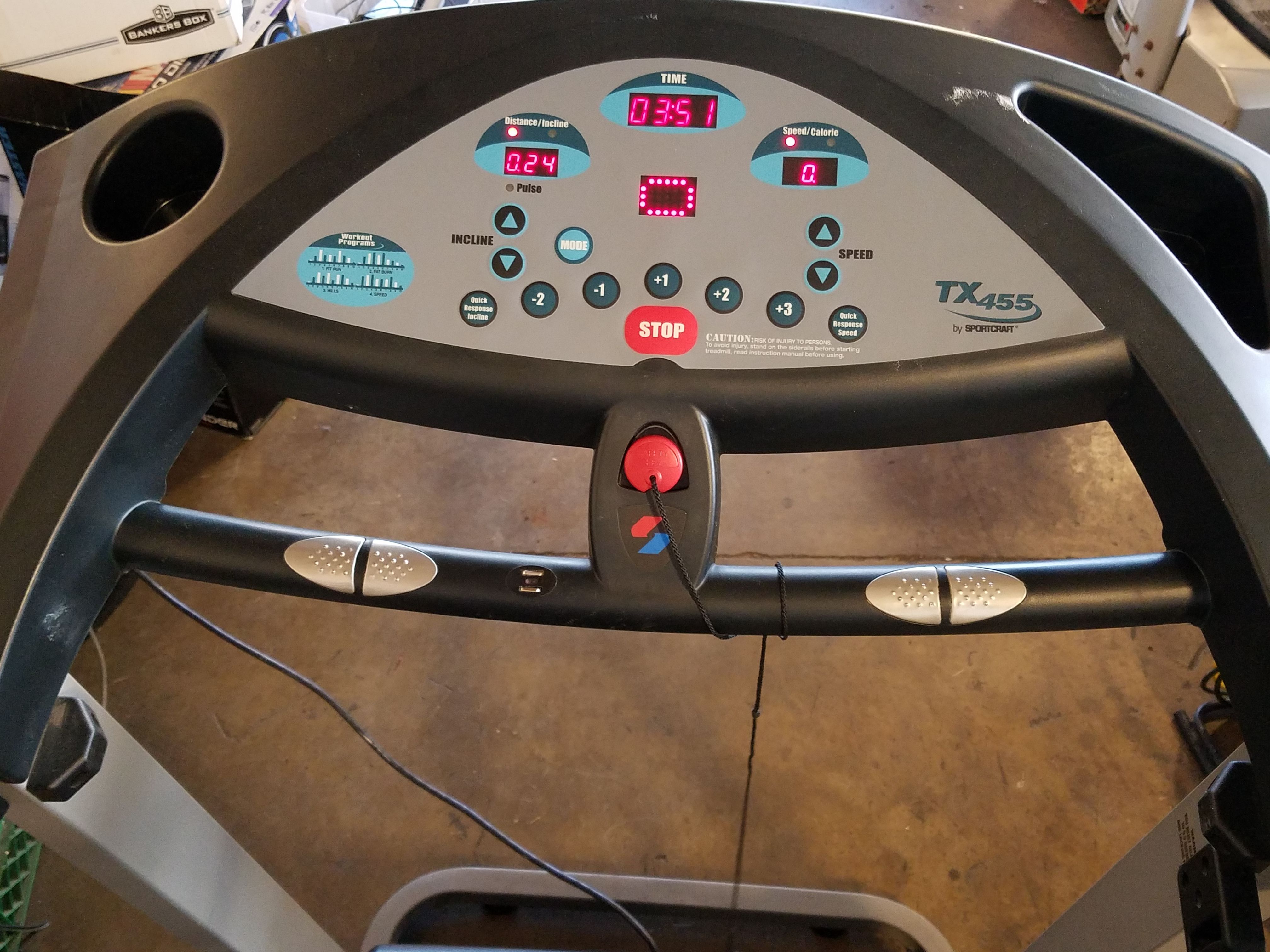 Tx 455 treadmill hotsell