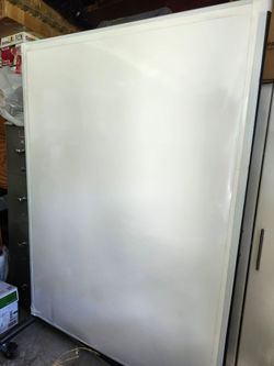 6ft. by 5ft. Whiteboard on wheels