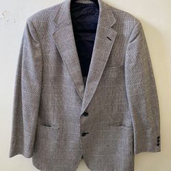 Vintage Austin Reed Of Regent Street Plaid Mens Blazer Suit Jacket Size Large