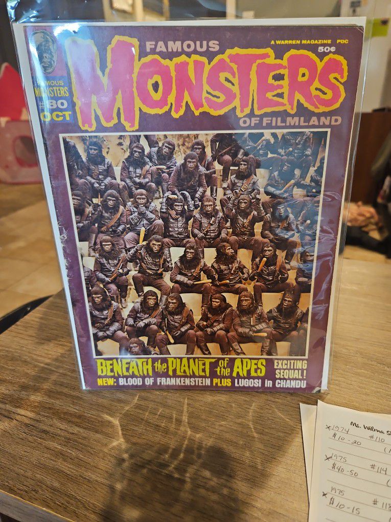 1970 Oct. Famous Monsters Of Filmland #80