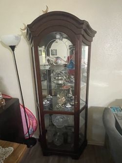 Glass china cabinet- perfect condition
