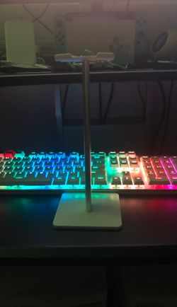 New Bee White Gaming Headphones Stand