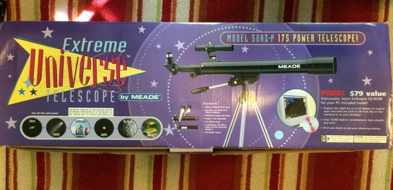 Meade EXTREME UNIVERSE 50 AZ-P 175X 50mm Refractor Telescope