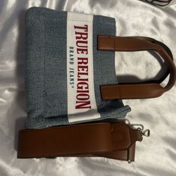 True Religion mini tote bag new 