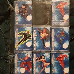 Justice League Postopia Trading Card Exclusive Promo 7 Card Set  +1 Extra FLASH 