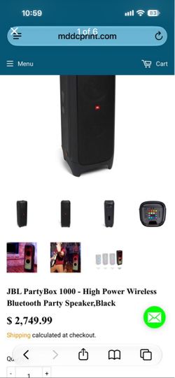JBL 1000 party speaker