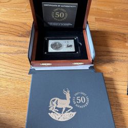 2017 3oz 50th Anniversary Of The Krugerrand Silver Coin