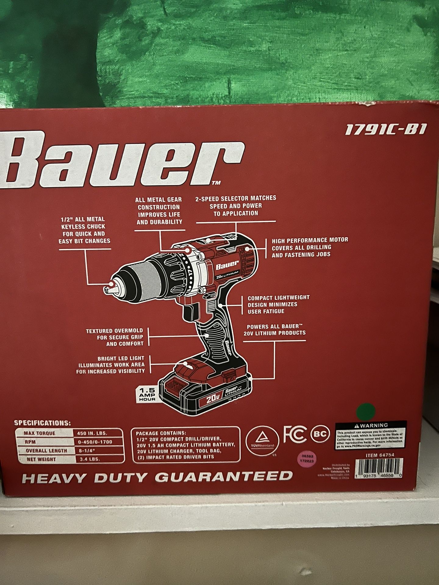 Bauer Electric drill BRAND NEW