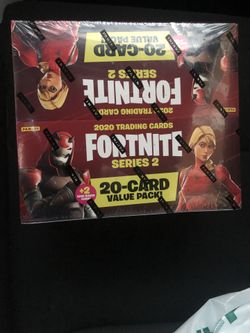 2020 Panini Fortnite Series 2 Trading Cards 12-Pack Value Pack Box