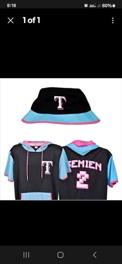 2025 Texas Rangers Retro 8 Bit  Hat & Hoodie  