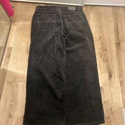 Black Corduroy Solo Pants