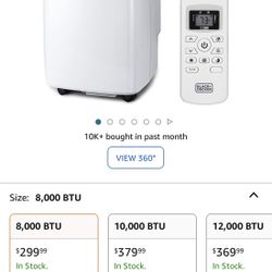 Portable Black And Dicker Air Conditioner 