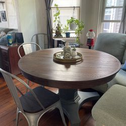 Refinished Round Table