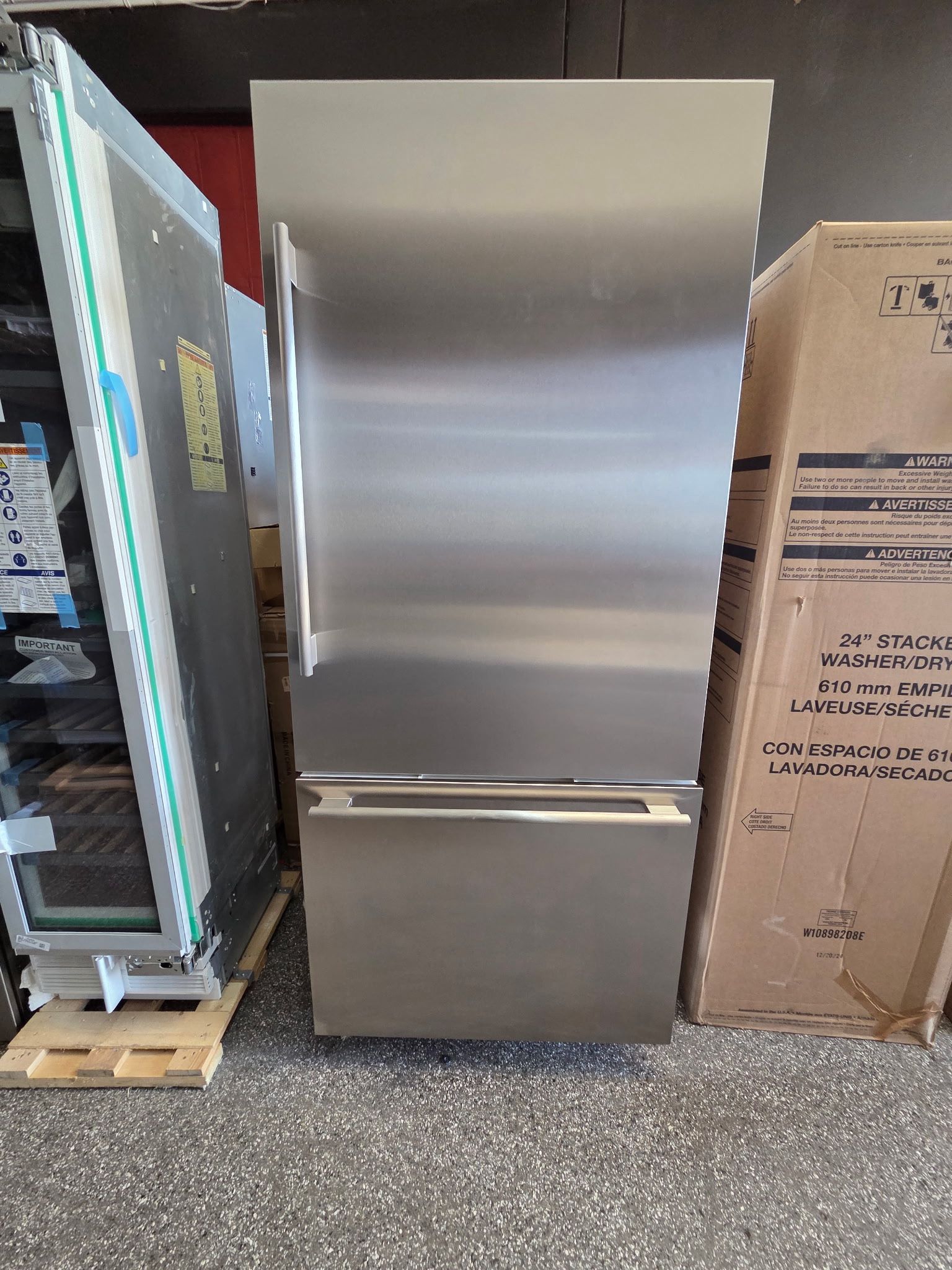 36 inch Thermador bottom freezer built in refrigerator