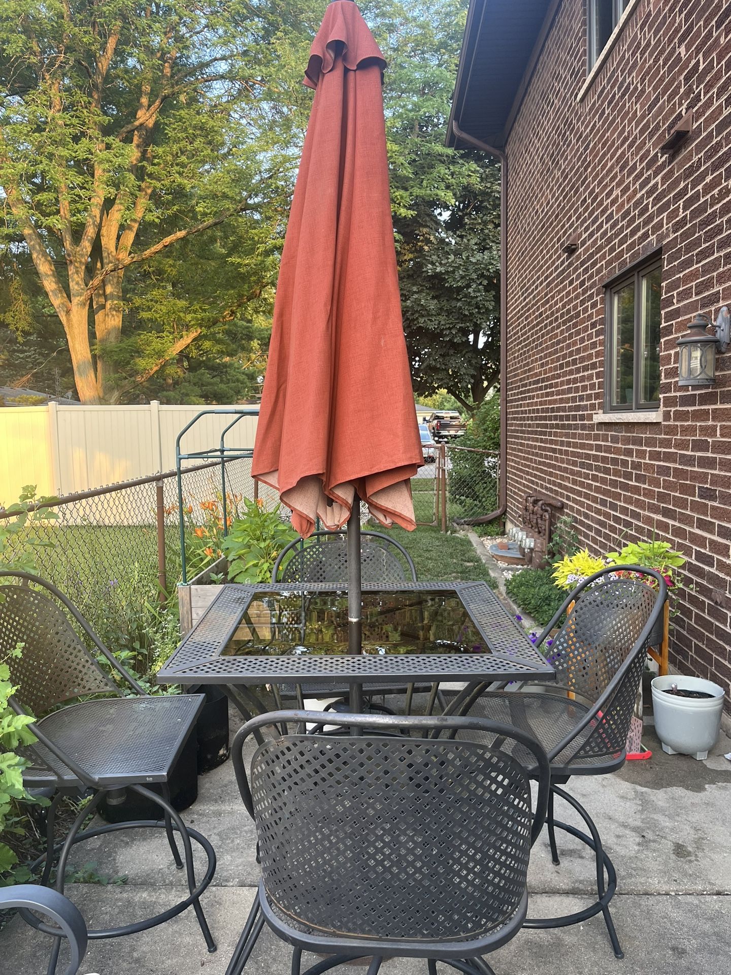 6 Piece Cast Iron Patio Set