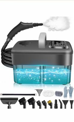 Steam Cleaner for Home - 1600ML Water Tank 15s Heat-Up Portable Steamer for Cleaning, 6 Level Adjustable, 2500W, 45PSI, 250°F Steam, Handheld Steam Cl