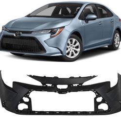 Front Bumper For Toyota Corolla 2020 to 2021 L LE XLE 