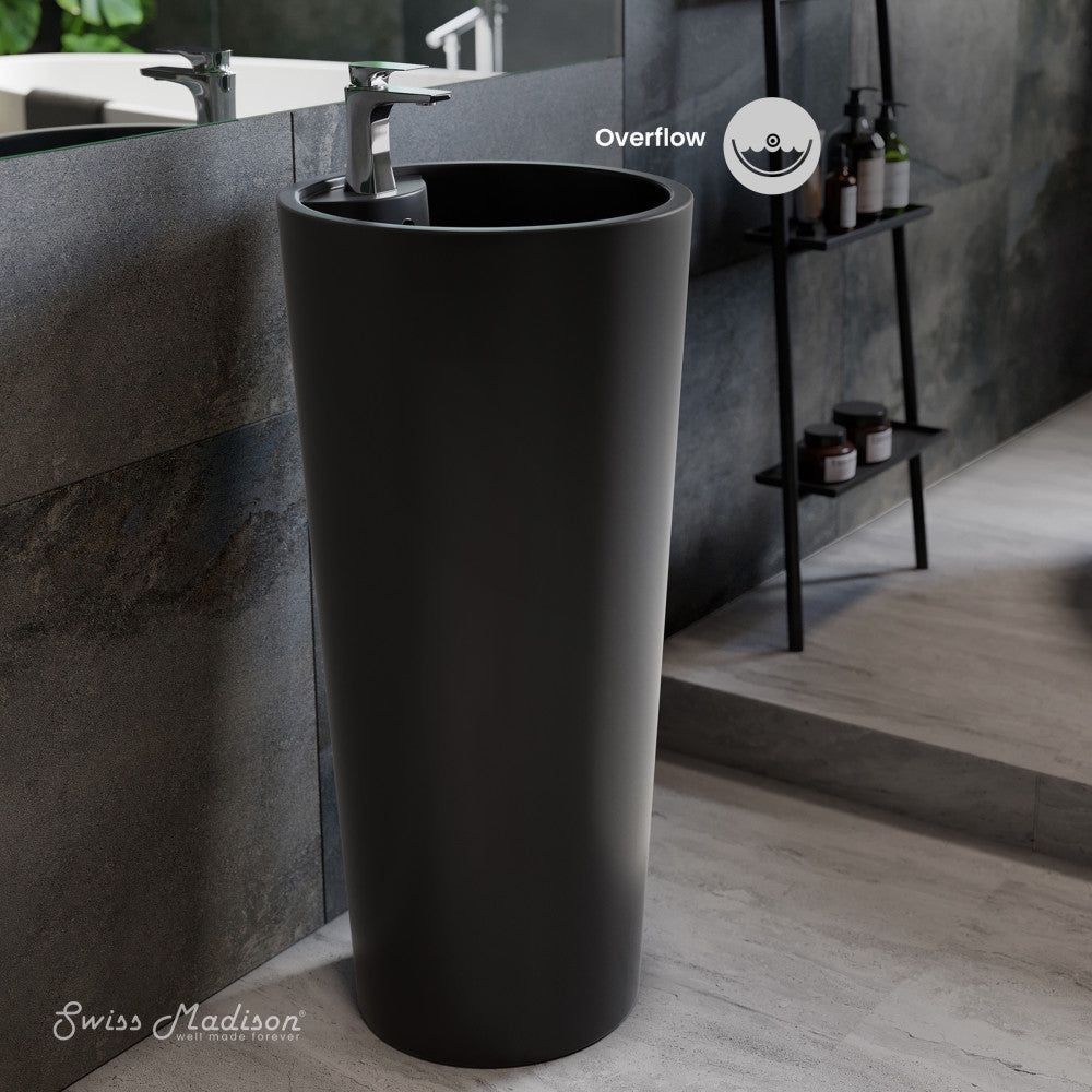 Swiss Madison Monaco Pedestal Sink