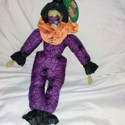 vintage Halloween doll new with tag
