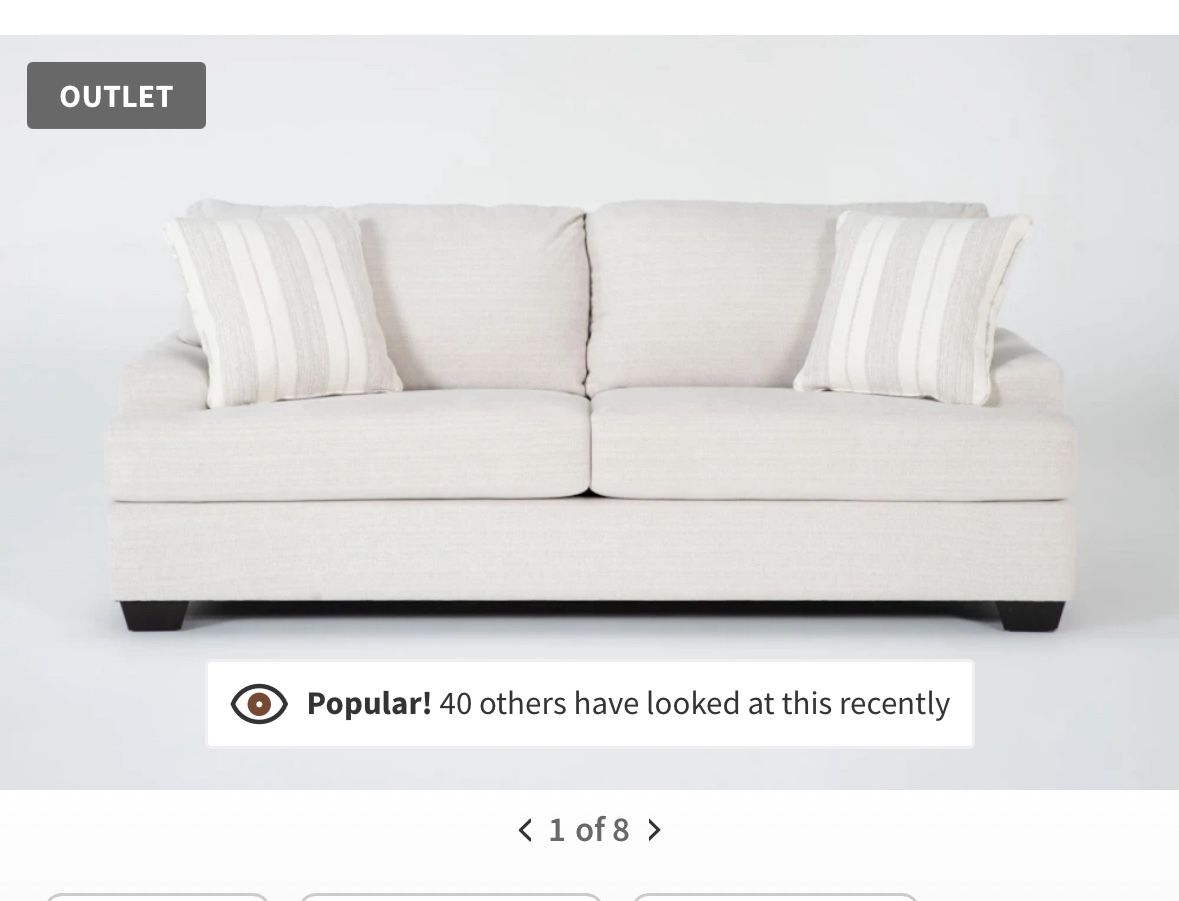 Excellent condition beige sofa