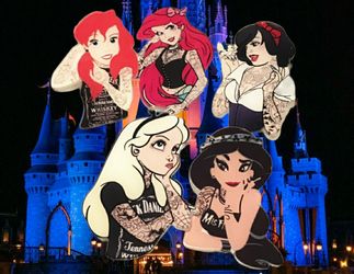 Not So Disney Princess Ever After Brooches