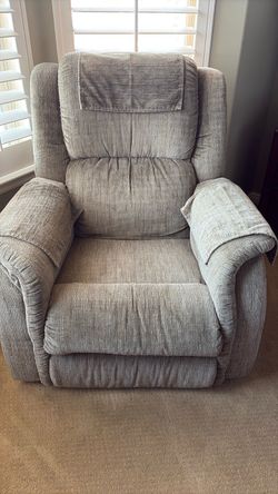 Gray Fabric Recliner Chair