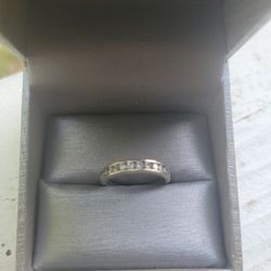 Diamond Wedding Band. Size 7