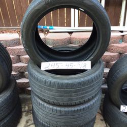 245. 45 R 18 4 Tires