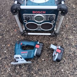 Bosch 18Volt Jig Saw & Radio 2bats. Many other tools for sale. Four pick up fremont seattle. No lowball offers please. No trades