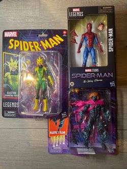 marvel legends spiderman lot