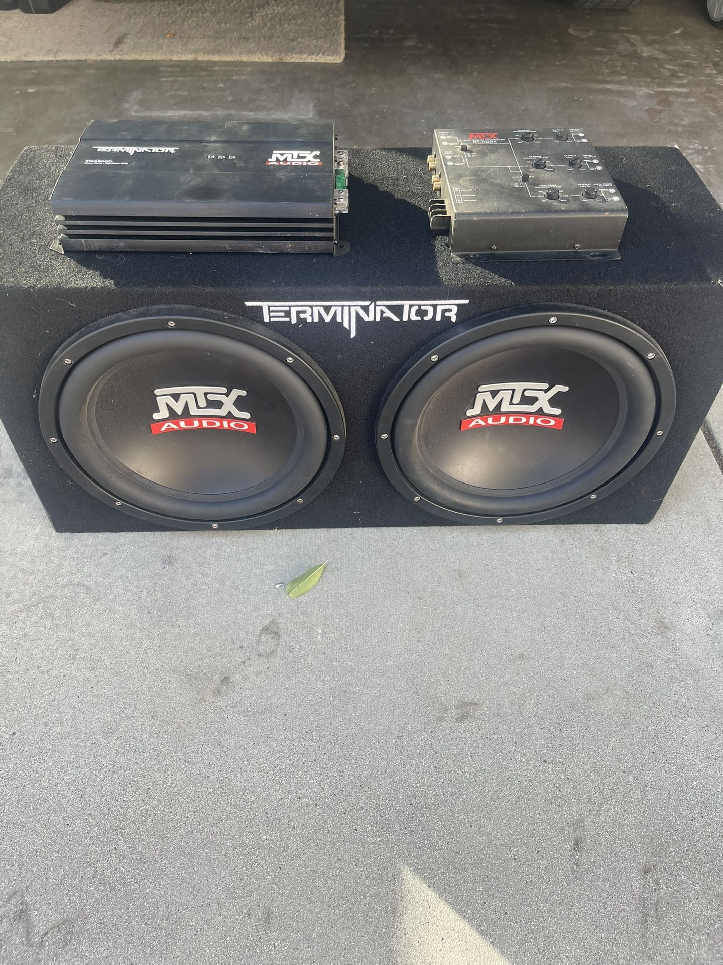 12” MTX Subwoofers In A Box