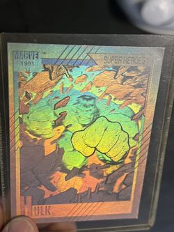 1991 Hologram Hulk Card
