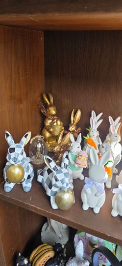 Bunnies!!! Each $5 home decor