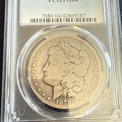 1878-CC PCGS G04 Morgan Silver Dollar 