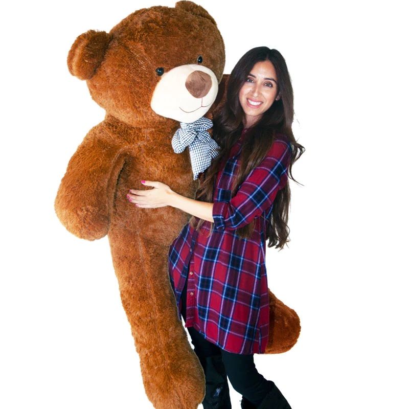 Giant Brown Teddy Bear With Bow tie